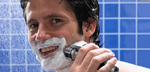 Shaving with foam