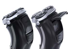 Pop-up trimmer of Philips PT920 electric shaver is perfect for sideburns and mustache.