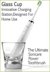 The glass cup charger looks great in any bathroom.