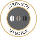 Select your preferred strength of coffee
