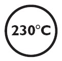 230 degrees