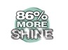 86 % more shine
