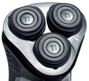 The Remington R5130 Rotary Shaver's 3 flexing heads