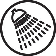 The NE3350 is showerproof