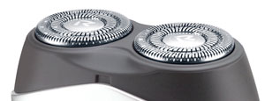 The Remington R91 Rotary Shaver's flexing heads