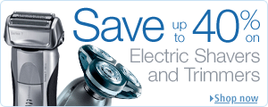 Up to 40% off Electric Shavers & Trimmers