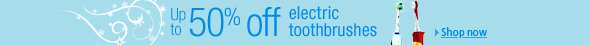 Up to 50% off Electric Toothbrush at Amazon.co.uk