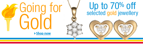 Up to 70% off selected gold jewellery