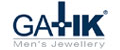 Men's Gatik jewellery: Men's designer jewellery. Designer stainless steel jewellery including bracelets, dog tags, pendants, tie clips, cufflinks and rings.