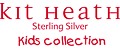 Kit Heath Kids jewellery: Designer silver jewellery including silver necklaces, silver earrings and baby bangles.