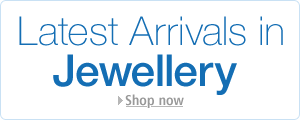 Latest Arrivals in Jewellery. Great savings and discounts on a range of jewellery that changes weekly, including rings, earrings, necklaces, pendants, cufflinks, bracelets, bangles and jewellery boxes.