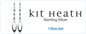 Kit Heath Jewellery: Designer silver jewellery including men's jewellery and women's jewellery with a modern style.
