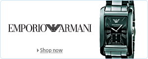 Emporio Armani watches: designer watches, men's watches, gents watches, women's watches, ladies' watches, ceramic watches, emporio armani meccanico, emporio armani casual watches, emporio armani chronograph, emporio armani classic watches all at great emporio armani watch prices.