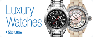 Luxury Watches. Find a great selection of men's watches and a women's watch from  Treat yourself with a quality timepiece from our Luxury Watches Store, featuring a wide selection of men's watches and women's watch, including swiss-made watches Luxury watch brands including Luminox, Movado, Versace, Raymond Weil, Ebel  and more.