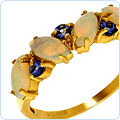 October's Birthstone: Opal Jewellery: opal rings, opal earrings, opal necklaces, opal pendants, opal bracelet