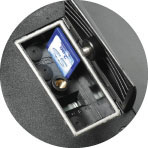 Built in DVR records Directly to 2 GB SD Card