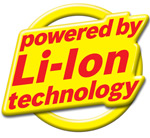 Powered by Li-Ion technology.