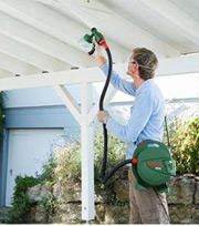 The Bosch PFS 65 is easy to use to spray medium to large surfaces.
