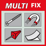 The Bosch PLL 5 Laser Pen&rsquo;s wall holder can be affixed to the wall with nails, pins, screws or adhesive tape