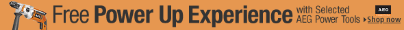 Free Power Up Experience with AEG Power Tools