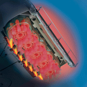 Heated cleaning helps break down grease and grime.