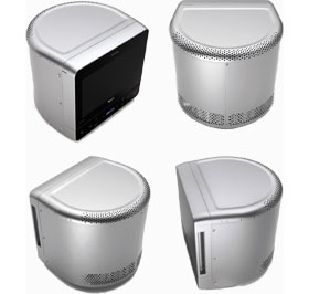 The unique rounded design cuts down on wasted space and easily fits in corners.