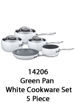 Marco Pierre White Green Pan Black 5 Piece Set