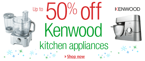 Up to 50% off Kenwood kitchen appliances