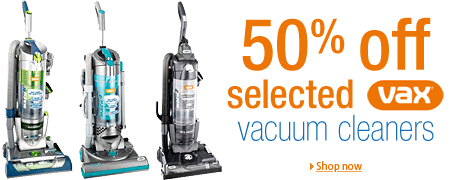 50% off Selected Vax Mach Vacuum Cleaners