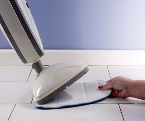 The cleaning pads are easy to fit and remove