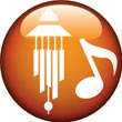 Soft chimes in the wind