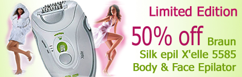 Braun Silk epil X'elle 5585 Body & Face Epilator