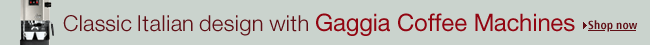 Gaggia coffee machines