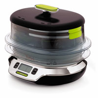 The Vitacuisine has a patented design for compact storage