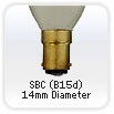 Light bulbs with a 15mm Small Edison Screw B15/SBC lamp base