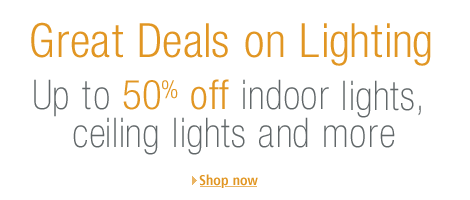 50% Off Selected Lighting
