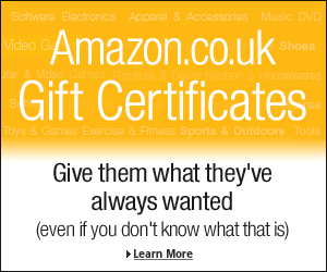 Gift Certificates--give them what they've always wanted (even if you don't know what that is)