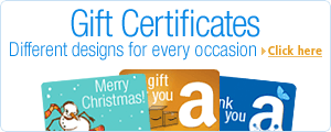 Find an Amazon.co.uk Gift Certificate for every occasion. Send by e-mail, by post, or hand-deliver for that personal touch.