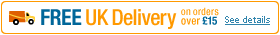 Free UK delivery on orders over �15