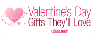 Treat that special someone to a Valentine's gift they'll love--check out our selection of fashion, beauty, jewellery and more.