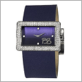 Betty Barclay Ladies Stone Set Blue Leather Strap Watch