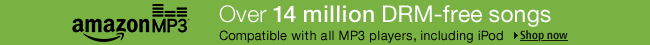 Amazon MP3: Over 14 Million Songs