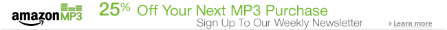 Sign Up to the MP3 Newsletter and get 25% off your next purchase