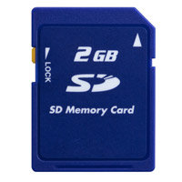 Olympus LM20 - 2GB SD Card in the box