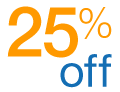 25% off