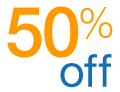 50% off