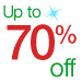 Up to 70% off
