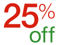 Save 25%