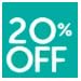 20% off shoes & bags