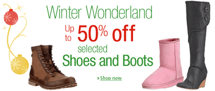 Winter Wonderland -- Up to 50% off Shoes and Boots